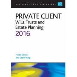 Private Client:: Wills, Trusts and Estate Planning 20... by Professor Lesley Kin