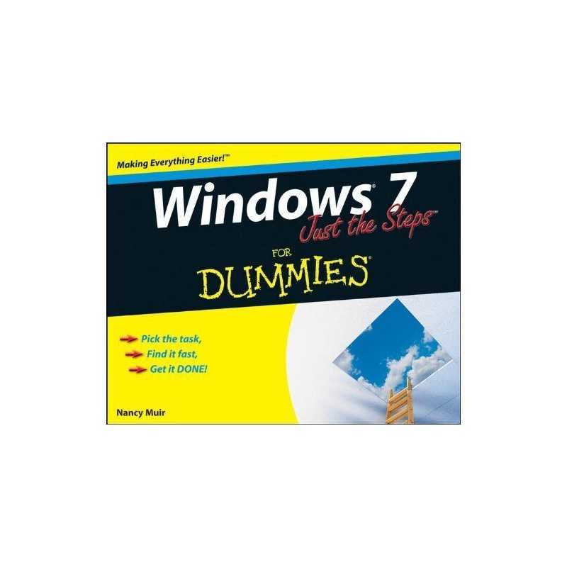 Windows 7 Just the Steps For Dummies by Muir, Nancy C. Paperback Book