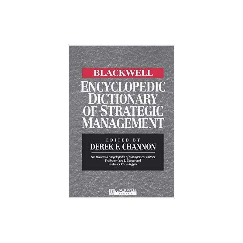 Blackwell Encyclopedic Dictionary of Strategic Management Paperback Book The