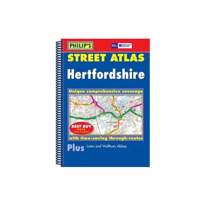 Philips Street Atlas Hertfordshire