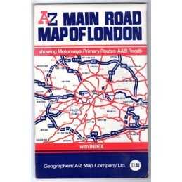 M25 Main Road London by Geographers A-Z Map Company Sheet map, folded Book The