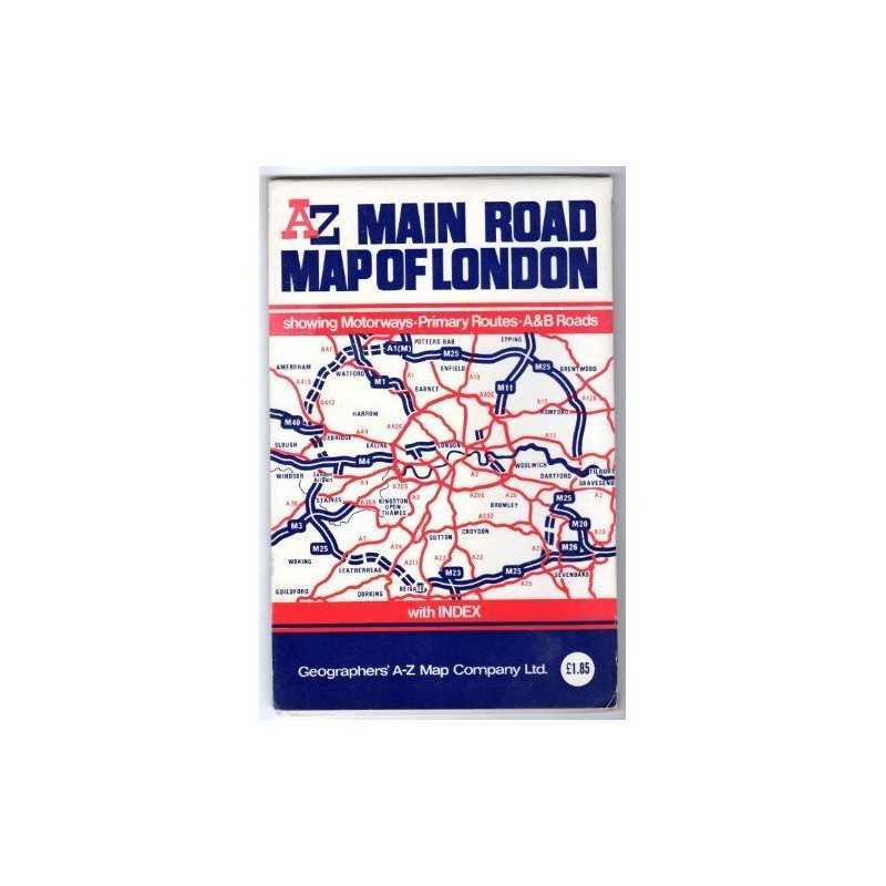 M25 Main Road London by Geographers A-Z Map Company Sheet map, folded Book The