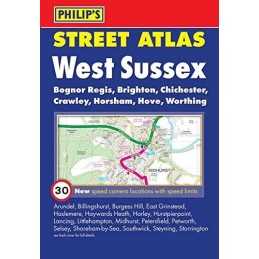 Philips Street Atlas West Sussex: Pocket Edition by Philips Maps Paperback The