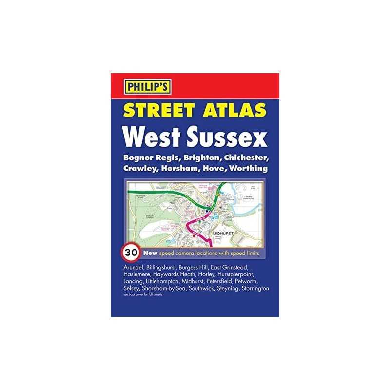 Philips Street Atlas West Sussex: Pocket Edition by Philips Maps Paperback The