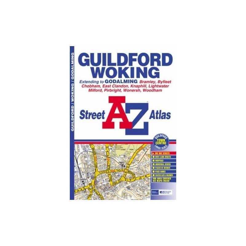 Guildford and Woking Street Atlas by Geographers A-Z Map Company Paperback The