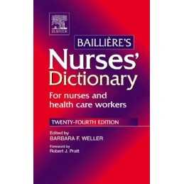 Baillieres Nurses Dictionary: for nurses ... by Weller BA MSc RGN Paperback