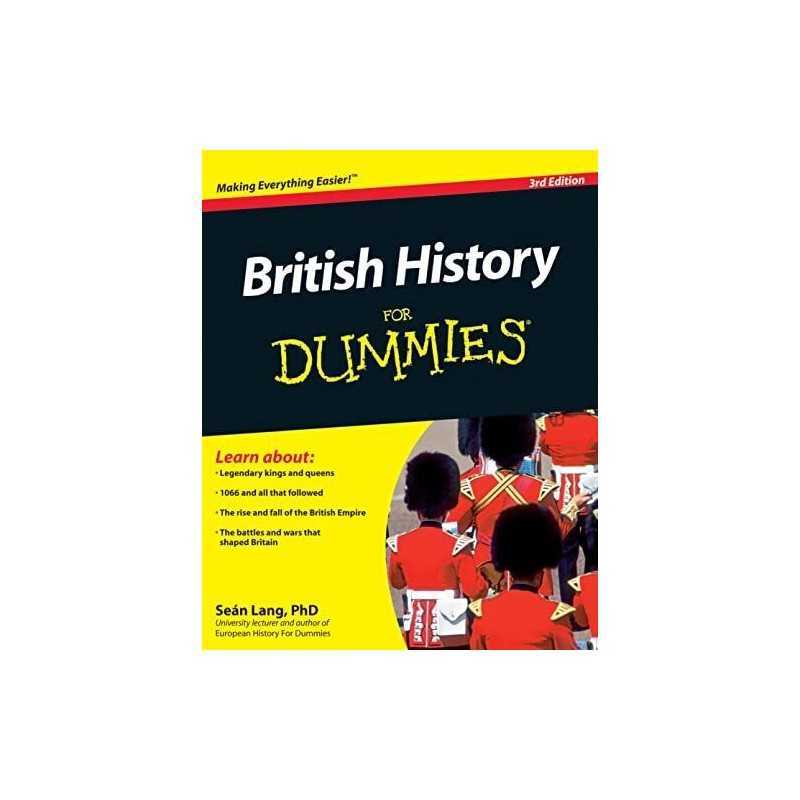 British History For Dummies by Lang, Se?f?n Paperback Book