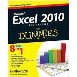 Excel 2010 All-in-One For Dummies by Harvey, Greg Paperback Book  Fast
