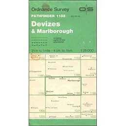 Pathfinder Maps: Devizes and Marlborough... by Ordnance Survey Sheet map, folded