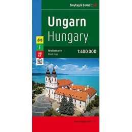 Hungary f&b (+r): Wegenkaart 1:400 ..., Freytag & Bernd
