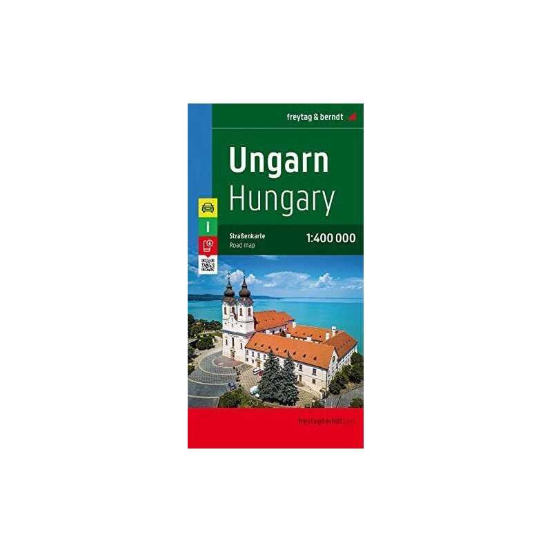 Hungary f&b (+r): Wegenkaart 1:400 ..., Freytag & Bernd