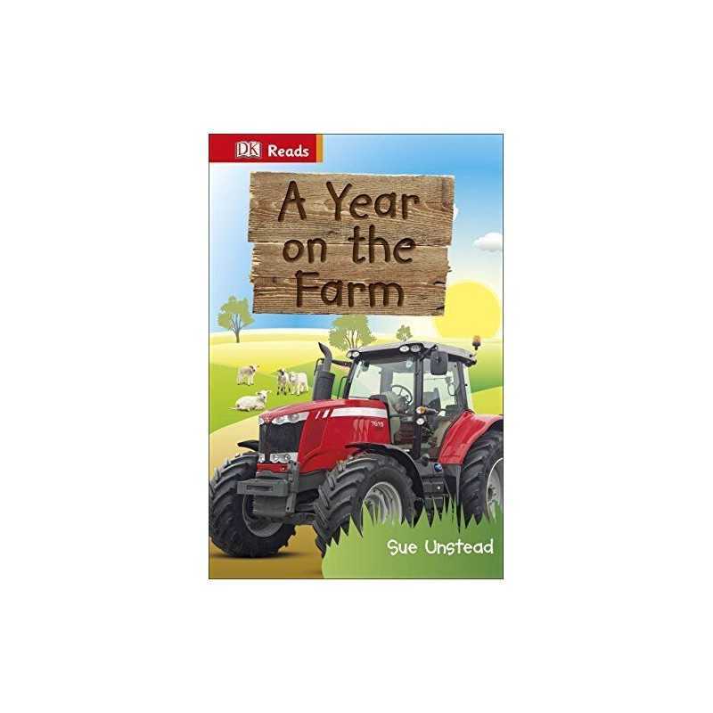 A Year on the Farm (DK Reads Beginning To Read) by Unstead, Sue Book