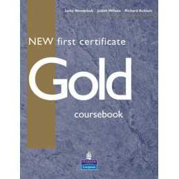 New First Certificate Gold Course Book by Wilson, Judith Paperback Book The