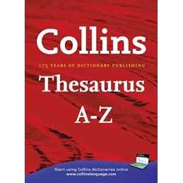 Collins Thesaurus A-Z Home Edition Book