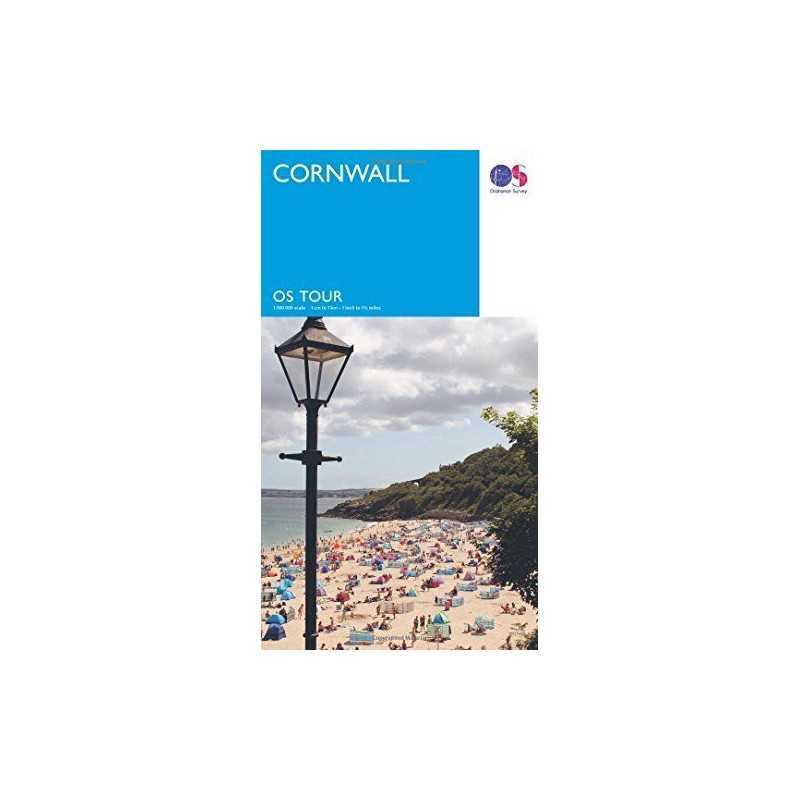 Tour Cornwall (OS Tour Map) by Ordnance Survey Book