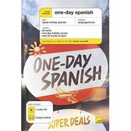 One-day Spanish (Teach Yourself One Day) by Smith, Elisabeth CD-Audio Book The