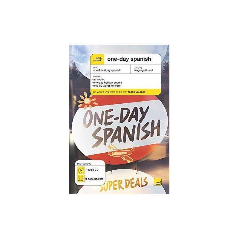 One-day Spanish (Teach Yourself One Day) by Smith, Elisabeth CD-Audio Book The