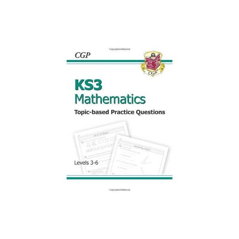 KS3 Maths Topic-based Practice - Levels 3-6: Essential... by CGP Books Paperback