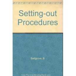 Setting-out Procedures by Sadgrove, B. M. Hardback Book