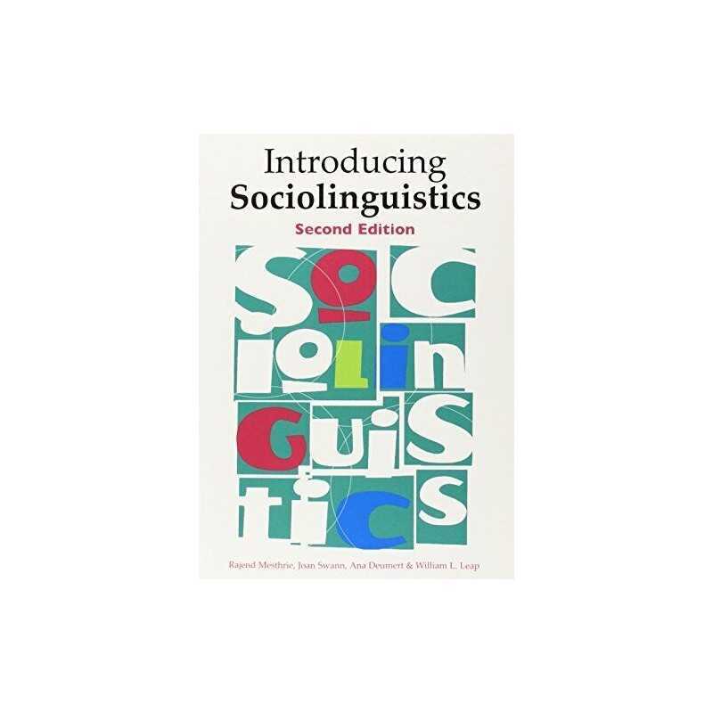 Introducing Sociolinguistics by William L. Leap Paperback Book  Fast