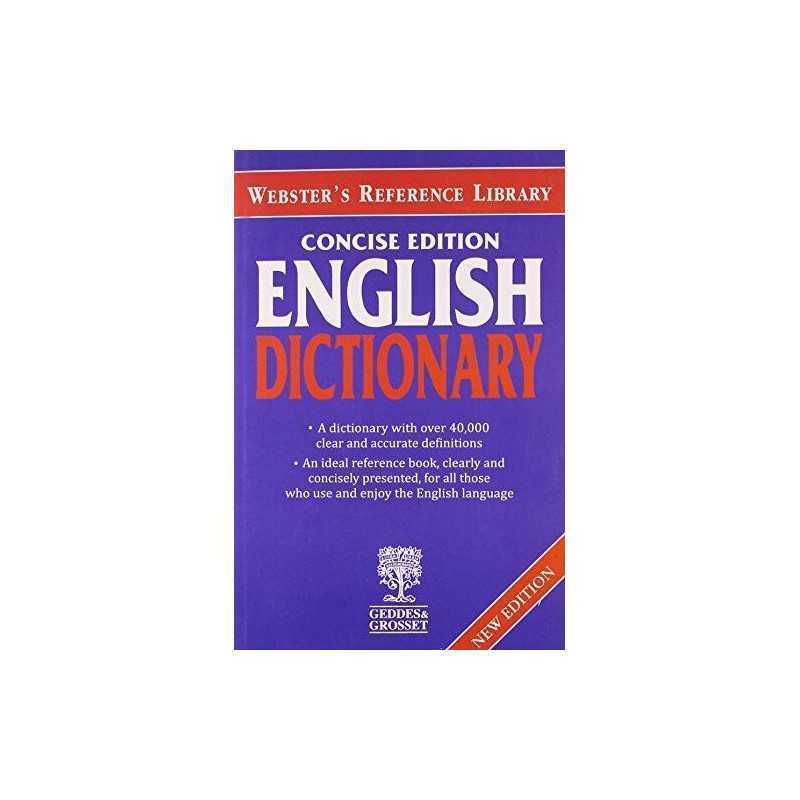 Websters Concise English Dictionary (Websters referenc... by Geddes and Grosset