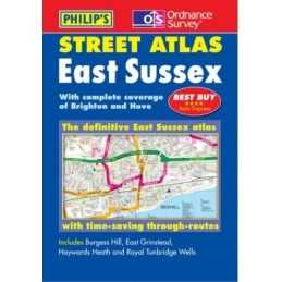 Ordnance Survey/Philips Street Atlas East Sussex (Pocket... by Author Paperback