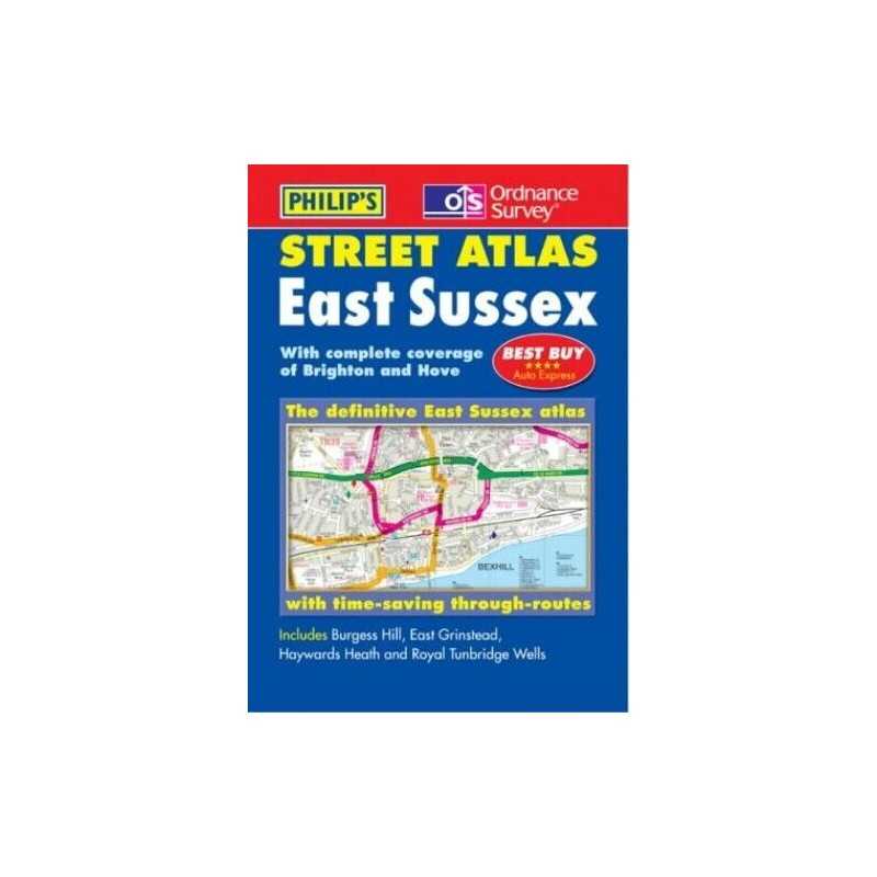 Ordnance Survey/Philips Street Atlas East Sussex (Pocket... by Author Paperback