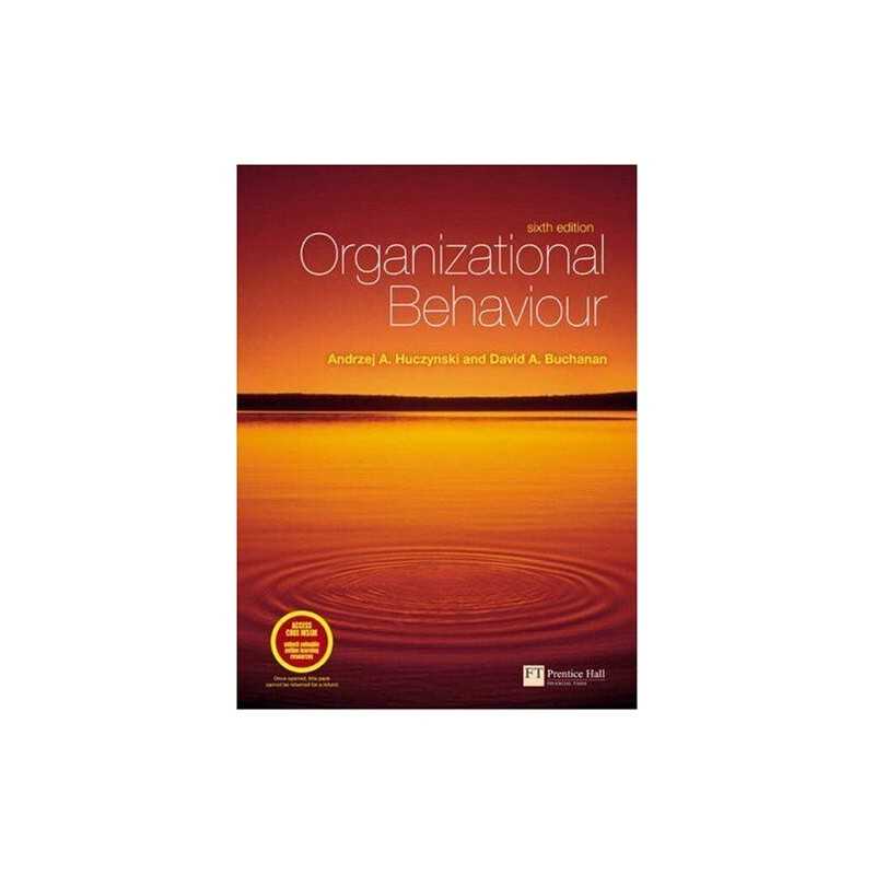 Organizational Behaviour: An Introductory T... by Buchanan, Prof David Paperback