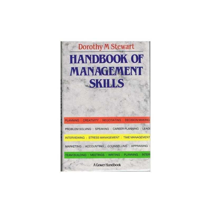 Handbook of Management Skills (A Gower Handbook) Hardback Book  Fast