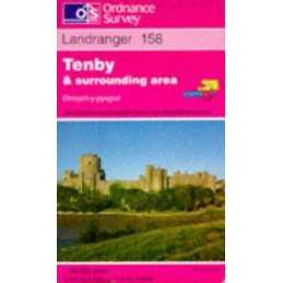 Tenby and Surrounding Area (Landranger M... by Ordnance Survey Sheet map, folded