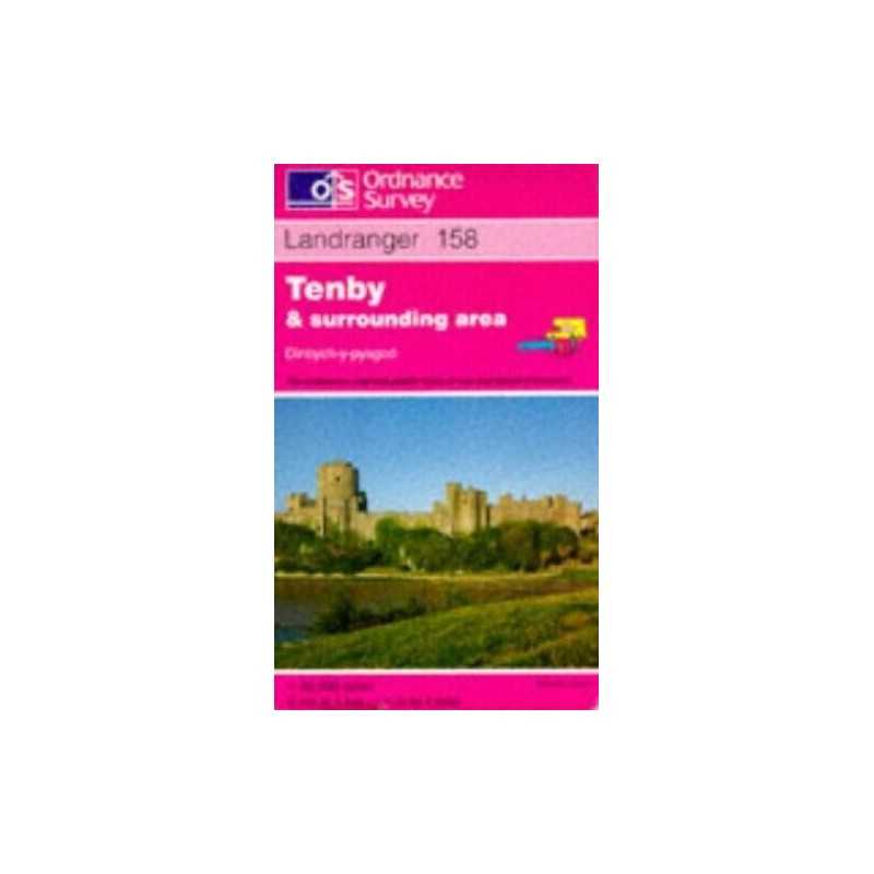 Tenby and Surrounding Area (Landranger M... by Ordnance Survey Sheet map, folded