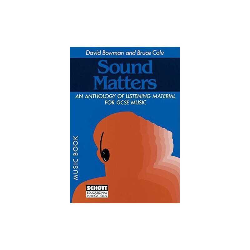 Sound Matters: Anthology of Listening Material for G... by Cole, Bruce Paperback