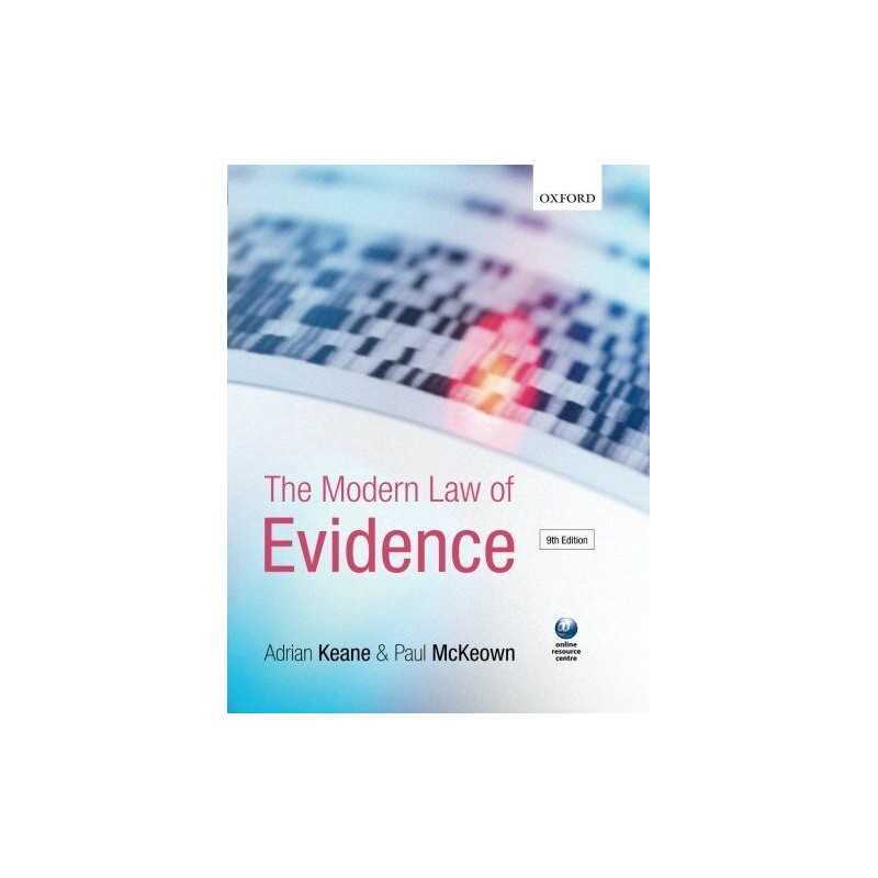 The Modern Law of Evidence by Keane, Adrian Book
