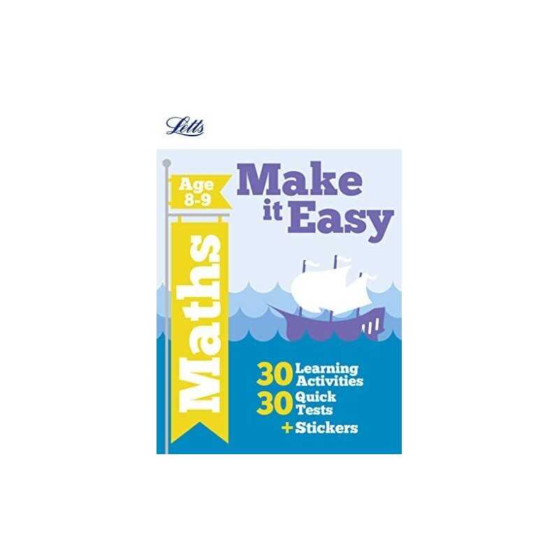 Letts Make It Easy Complete Editions - Maths Age 8-9 by Paul Broadbent and Peter
