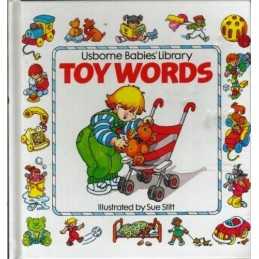 Toy Words (Usborne Babies Library) by Sue Stitt Hardback Book  Fast