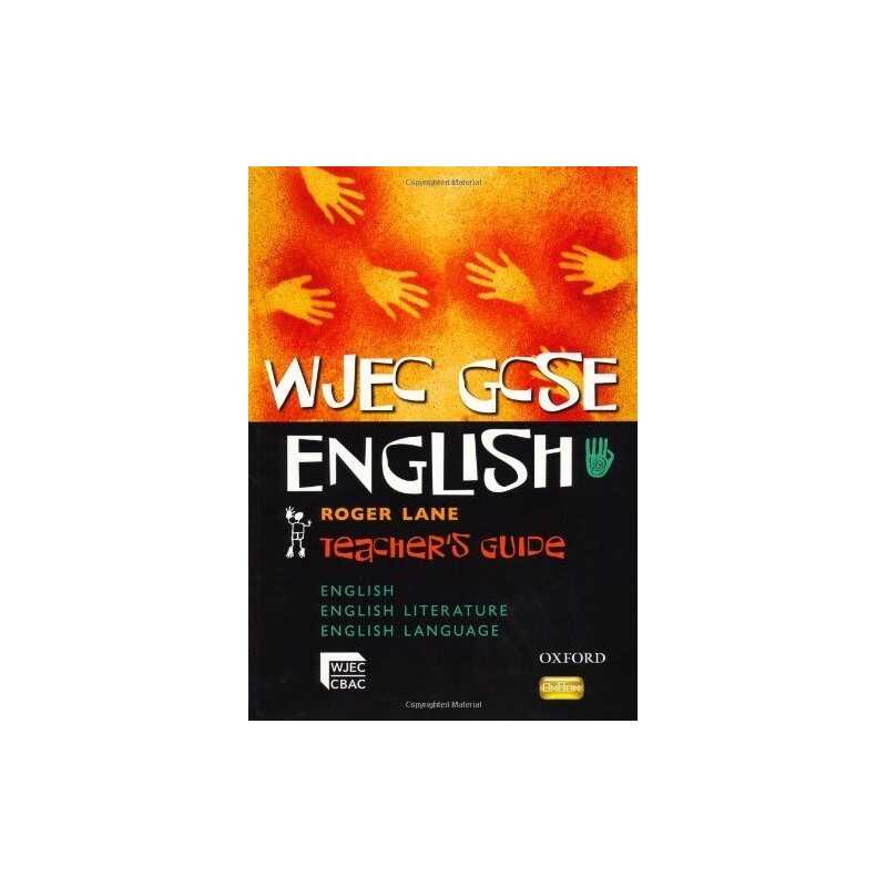 WJEC GCSE English Teachers Guide, Lane, Roger