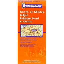 Belgique Nord and Centre (Michelin Regional Maps) Sheet map, folded Book The