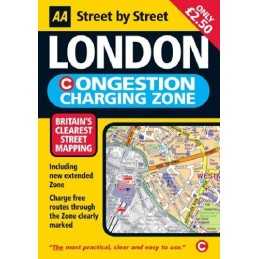 AA London Congestion Charging Map (AA Stre... by AA Publishing Sheet map, folded