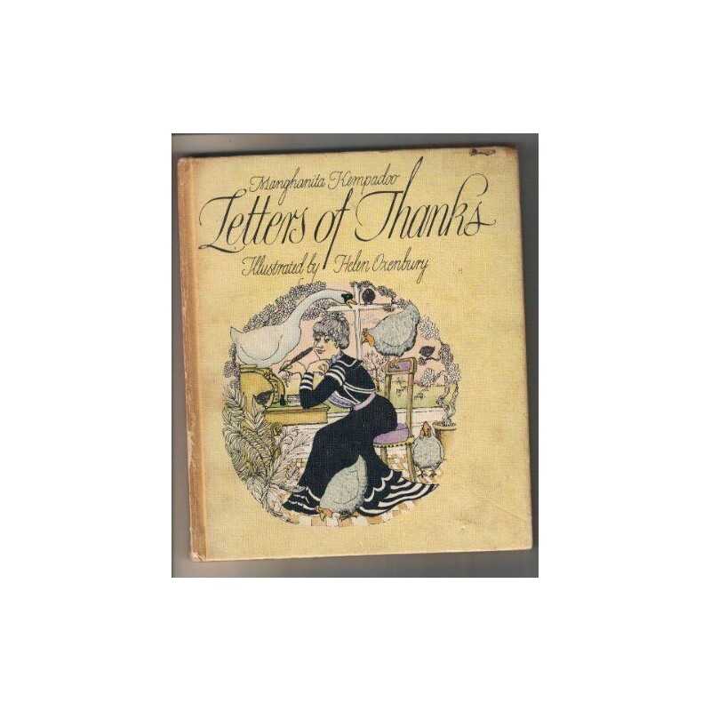 Letters of Thanks by Manghanita Kempadoo Hardback Book