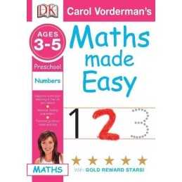 Maths Made Easy Numbers Preschool Ages 3-5 (Car... by Vorderman, Carol Paperback