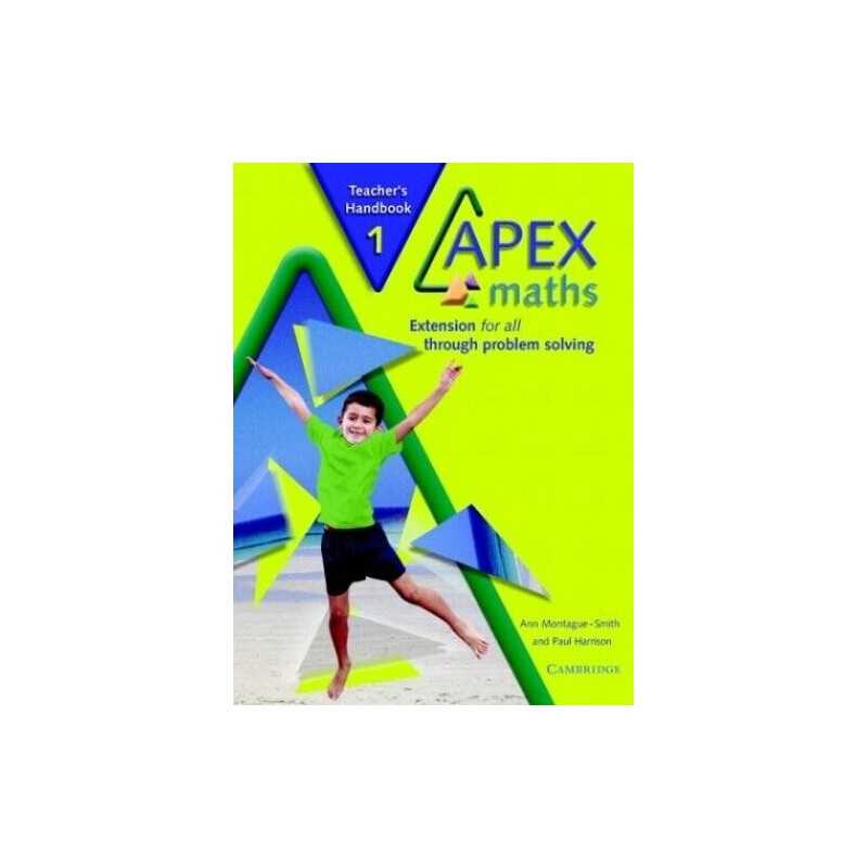 Apex Maths Teachers Handbook: Extension for all ... by Harrison, Paul Paperback