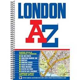 London Street Atlas (spiral) (A-Z Street... by Geographers A-Z Map Spiral bound