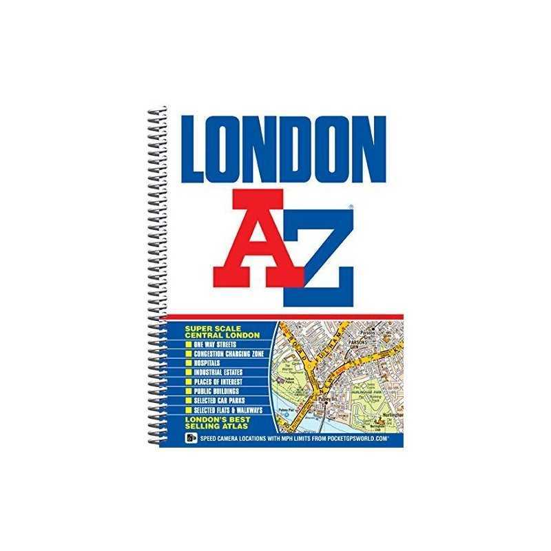 London Street Atlas (spiral) (A-Z Street... by Geographers A-Z Map Spiral bound