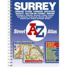 Surrey Street Atlas Spiral bound Book