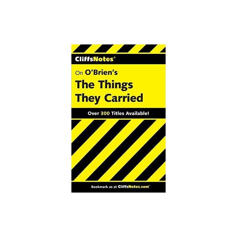 CliffsNotesTM on O?Brien?s The Things..., Colella, Jill