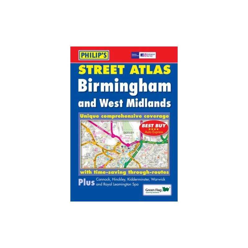 Philips Street Atlas Birmingham and West Midlands: Pocket by VARIOUS Paperback