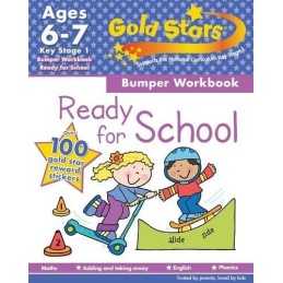 Gold Stars KS1 Bumper Workbook Age 6-7 by Gold Stars Book