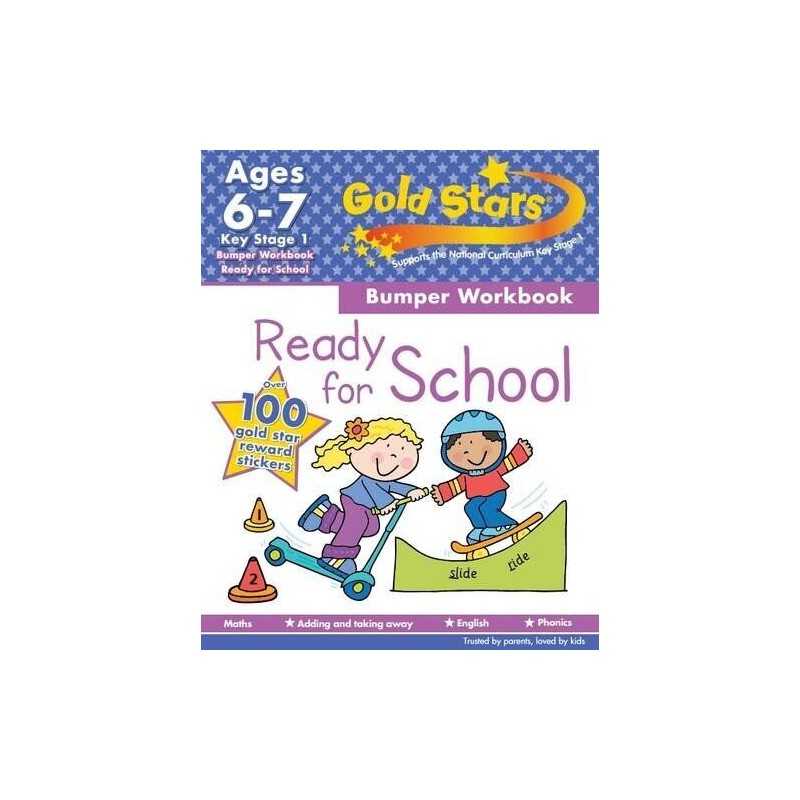 Gold Stars KS1 Bumper Workbook Age 6-7 by Gold Stars Book