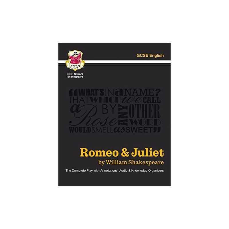Grade 9-1 GCSE English Romeo and Juliet - The Complete... by CGP Books Paperback