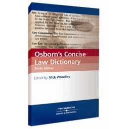 Osborns Concise Law Dictionary by Sheila Bone Paperback Book  Fast